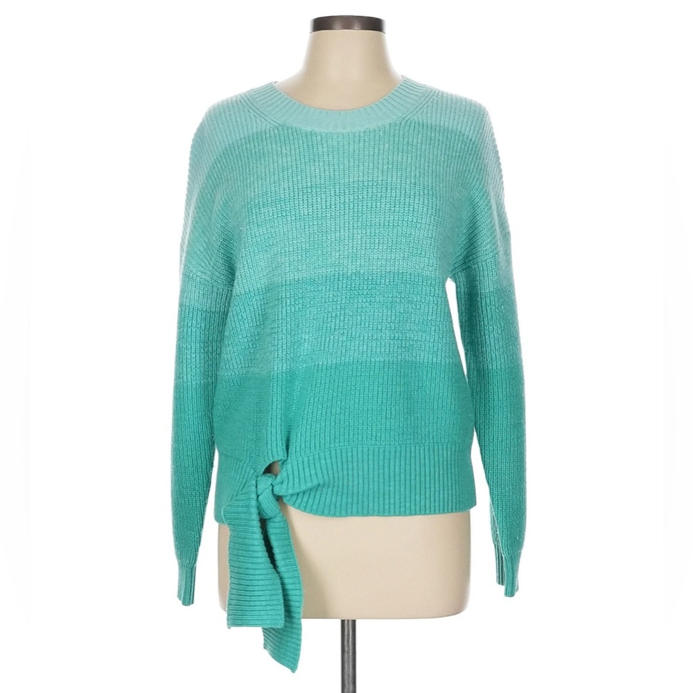 Parker Winter Sweater Mint Green Ombre Wool Blend XS Small Medium Large XL XXL